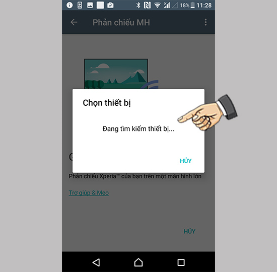 Tìm kiếm thiết bị